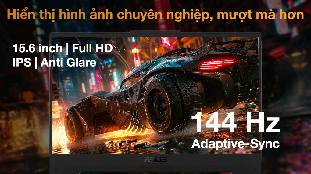 Laptop Asus TUF Gaming F15 FX507ZC4 - HN181W (i7 12700H, 16GB, 512GB, RTX 3050 4GB, Full HD 144Hz, Win11)