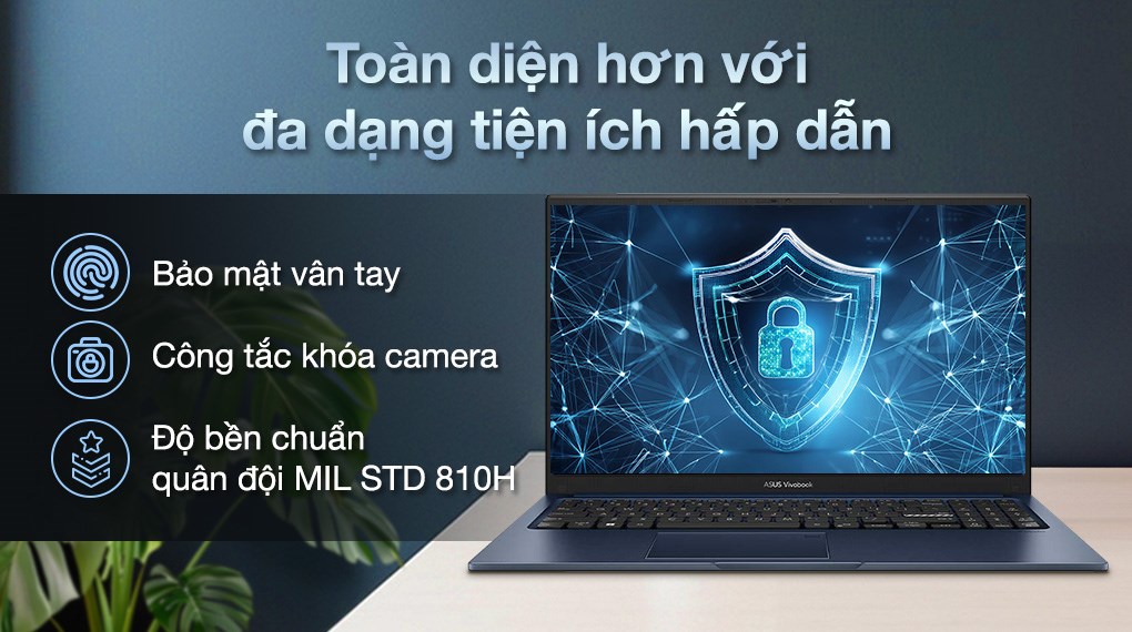 Laptop Asus Vivobook 15 X1504ZA - NJ1546W (i5 1235U, 16GB, 512GB, Full HD, Win11)