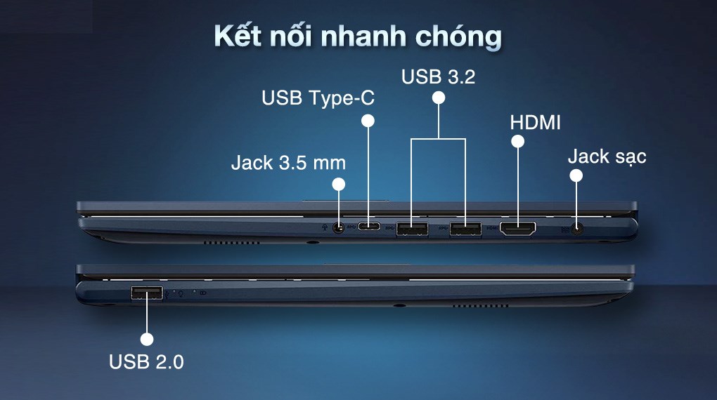 Laptop Asus Vivobook 15 X1504ZA - NJ1546W (i5 1235U, 16GB, 512GB, Full HD, Win11)