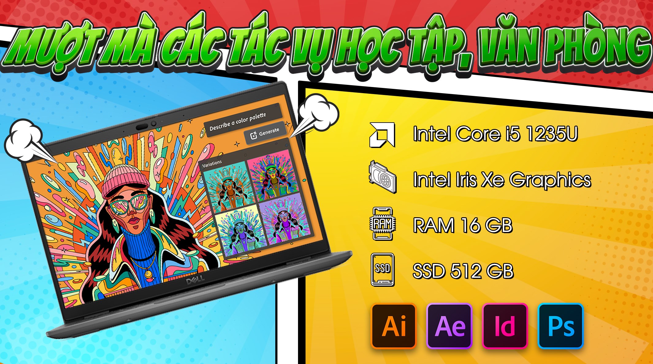 Laptop Dell Latitude 3440 i5 1235U/16GB/512GB/Win11 (L3440-I51235U-16G512G)