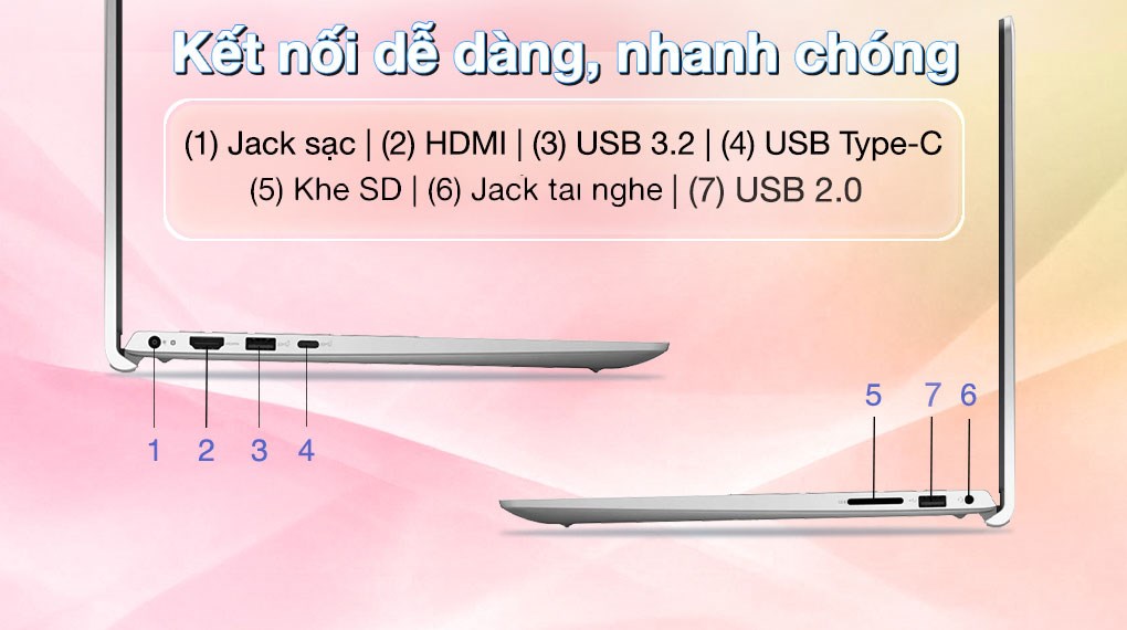 Laptop Dell Inspiron 15 3530 - N3530-i5U165W11SLU (i5 1334U, 16GB, 512GB, Full HD 120Hz, OfficeHS, Win11)