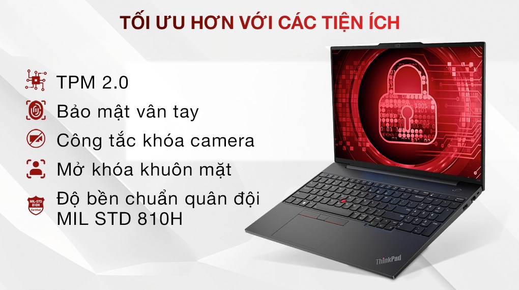 Laptop Lenovo ThinkPad E16 i7 1355U/16GB/512GB/Win11 (21JN006AVA)