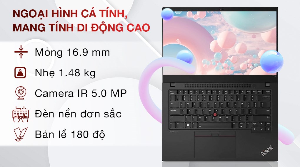 Laptop Lenovo ThinkPad T14s i7 1355U/32GB/512GB/Win11 Pro (21F6007XVN)