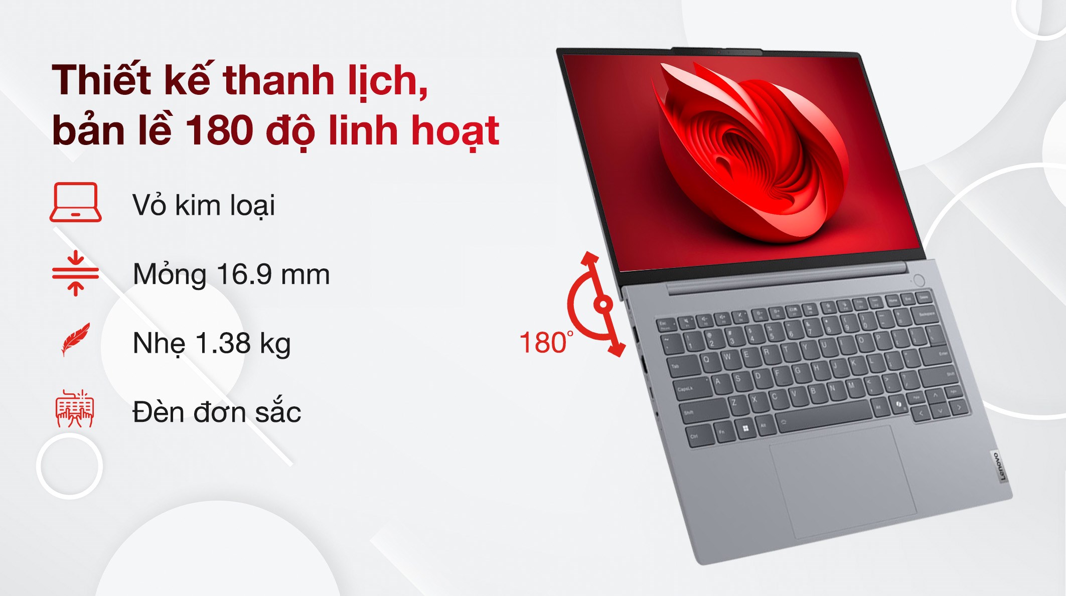Laptop Lenovo ThinkBook 14 - 21MR0072VN (Ultra 7 155U, 16GB, 512GB, WUXGA, Win11)