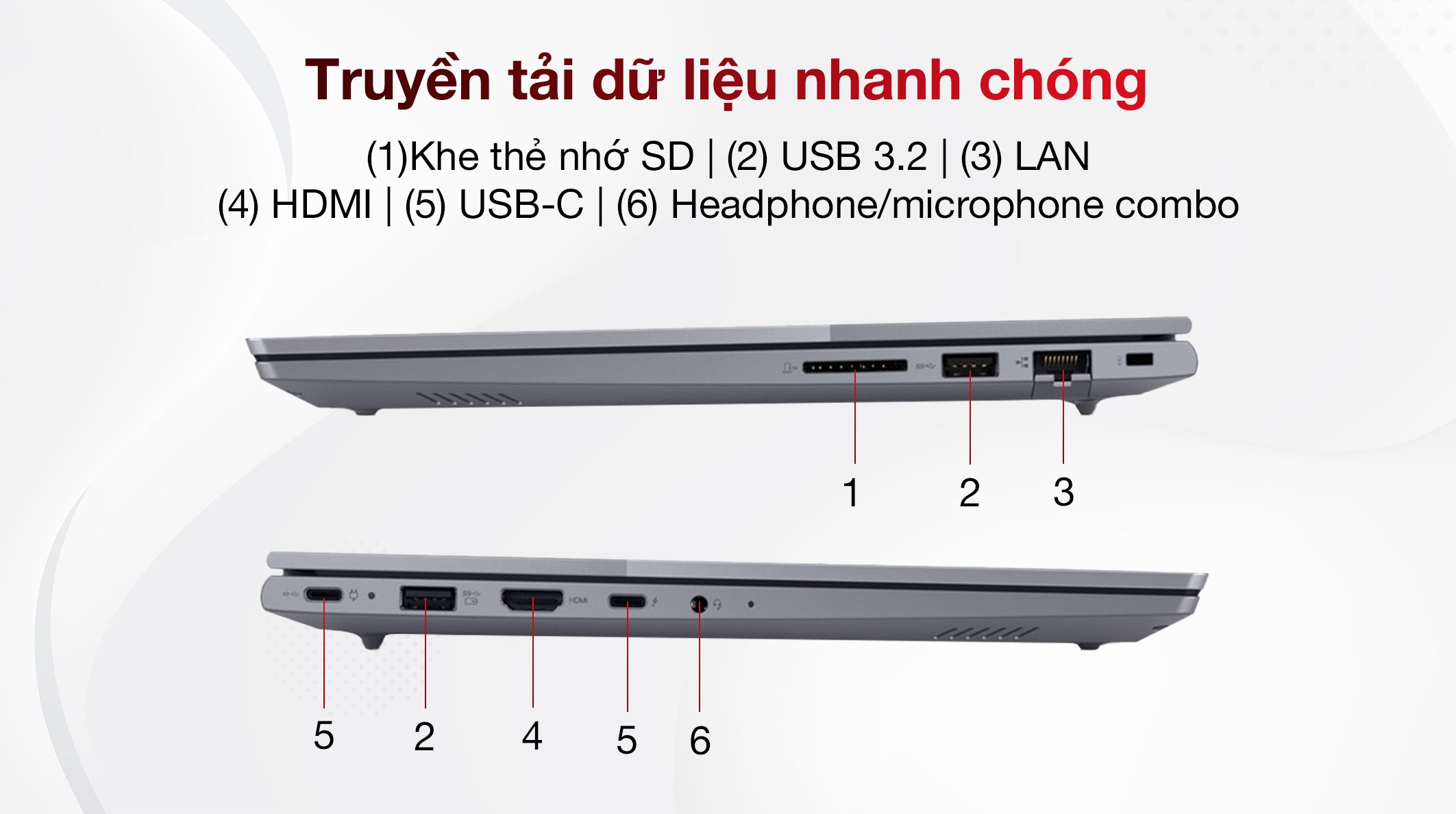 Laptop Lenovo ThinkBook 14 - 21MR0072VN (Ultra 7 155U, 16GB, 512GB, WUXGA, Win11)