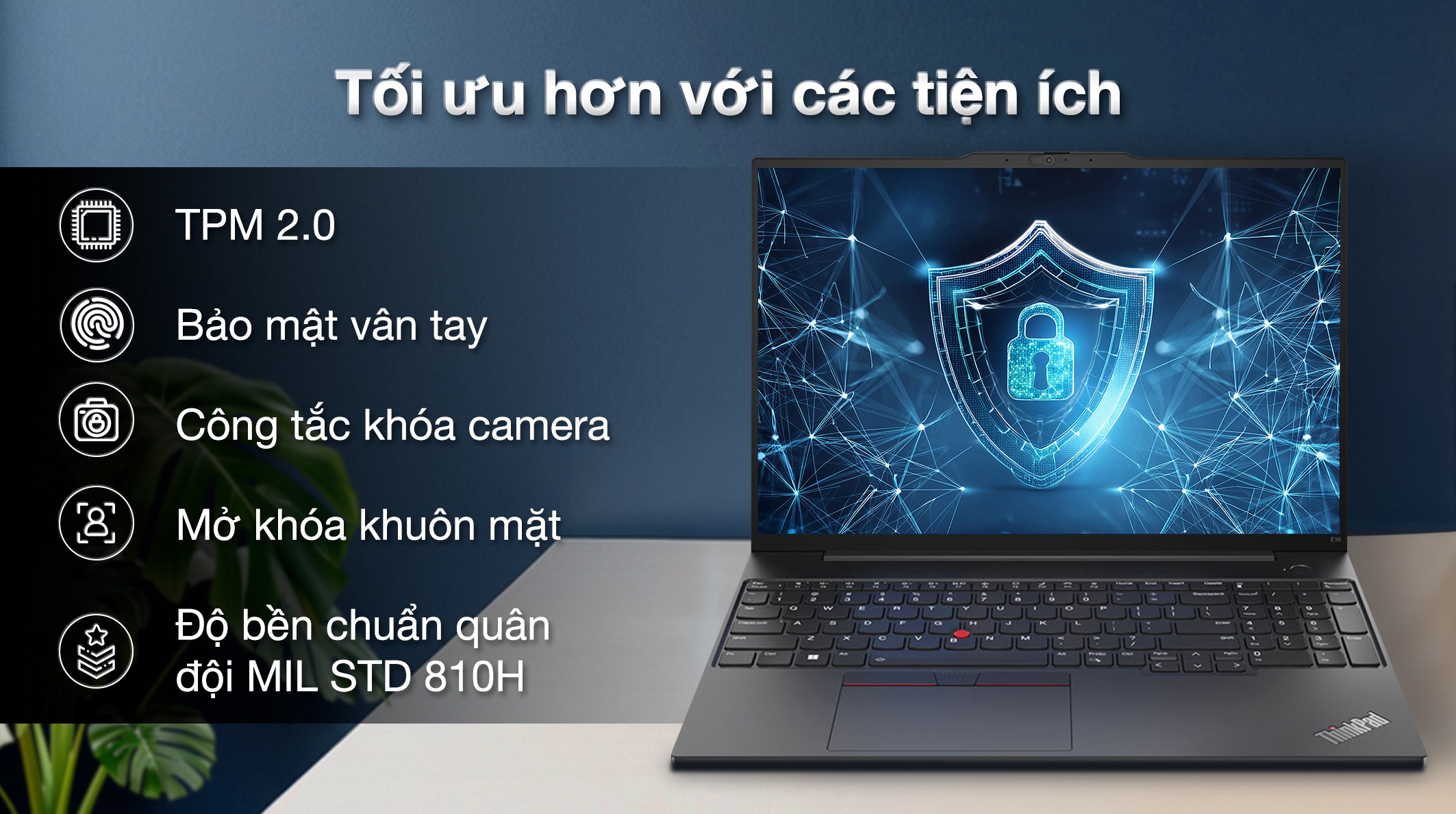 Laptop Lenovo ThinkPad E16 Ultra 7 155H/32GB/1TB/Win11 (21MA004PVN)