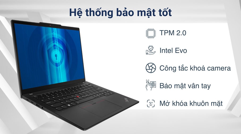Laptop Lenovo Thinkpad X13 - 21LU004NVN (Ultra 5 125U, 16GB, 512GB, WUXGA, Win11 Pro)
