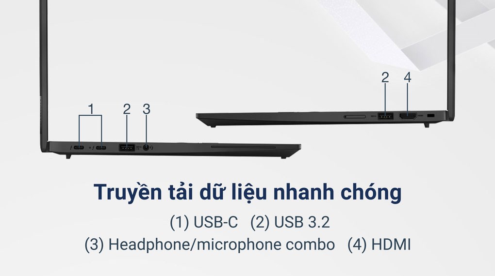 Laptop Lenovo Thinkpad X13 - 21LU004NVN (Ultra 5 125U, 16GB, 512GB, WUXGA, Win11 Pro)