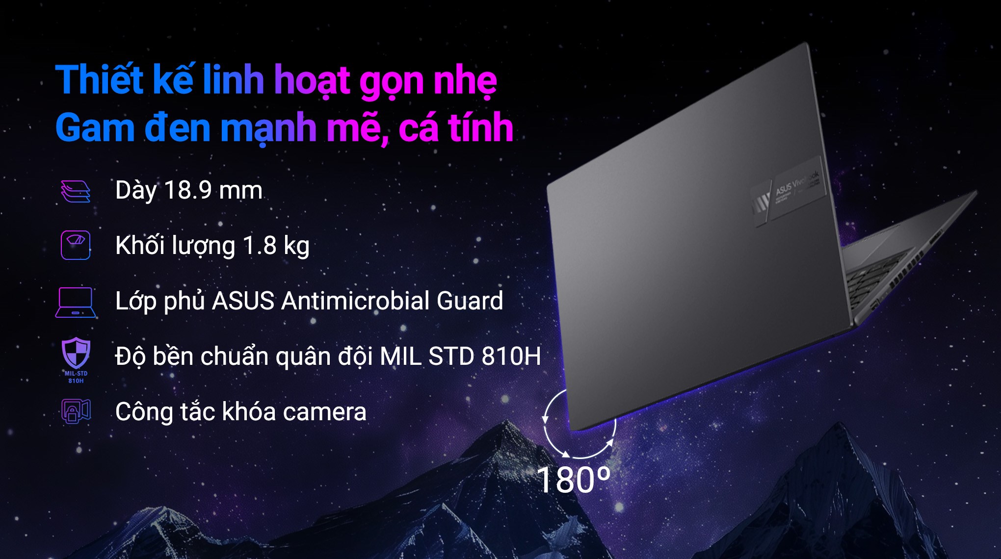 LAPTOP ASUS GAMING VIVOBOOK K3605ZC I5 12500H/16GB/SSD 512GB/VGA RTX 3050 4GB/LCD 16INCH WUXG 144HZ - BH 09/2026 Laptop Asus Gaming Vivobook K3605ZC - RP629W (i5 12500H, 16GB, 512GB, RTX 3050 4GB, WUXGA 144Hz, Win11)