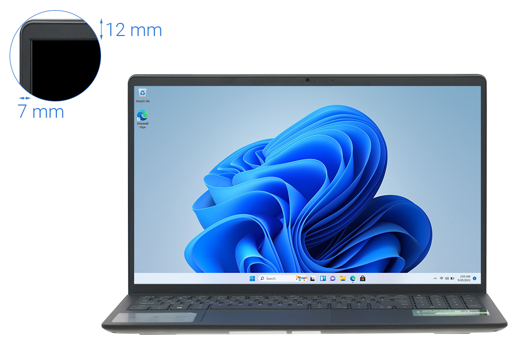 Laptop Dell Inspiron 15 3530 - N5I7301W1 (i7 1355U, 16GB, 512GB, Full HD 120Hz, Office365, KYHD, Win11) Màu Đen
