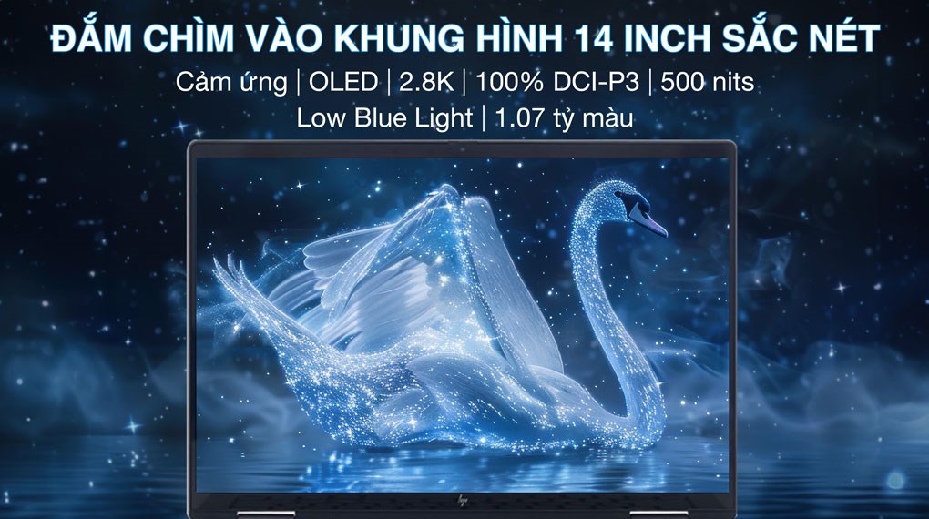 Laptop HP Envy X360 14 fa0050AU - A29H8PA (R5 8640HS, 16GB, 512GB, 2.8K OLED, Cảm ứng, Win11)