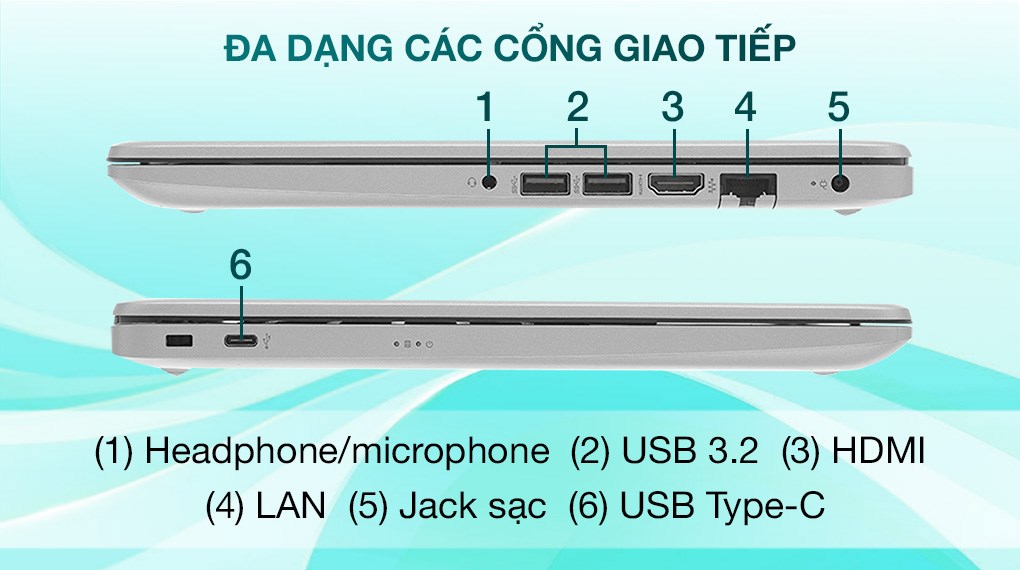 Laptop HP 240 G9 - AG2J5AT (i3 1215U, 8GB, 512GB, Full HD, Win11)