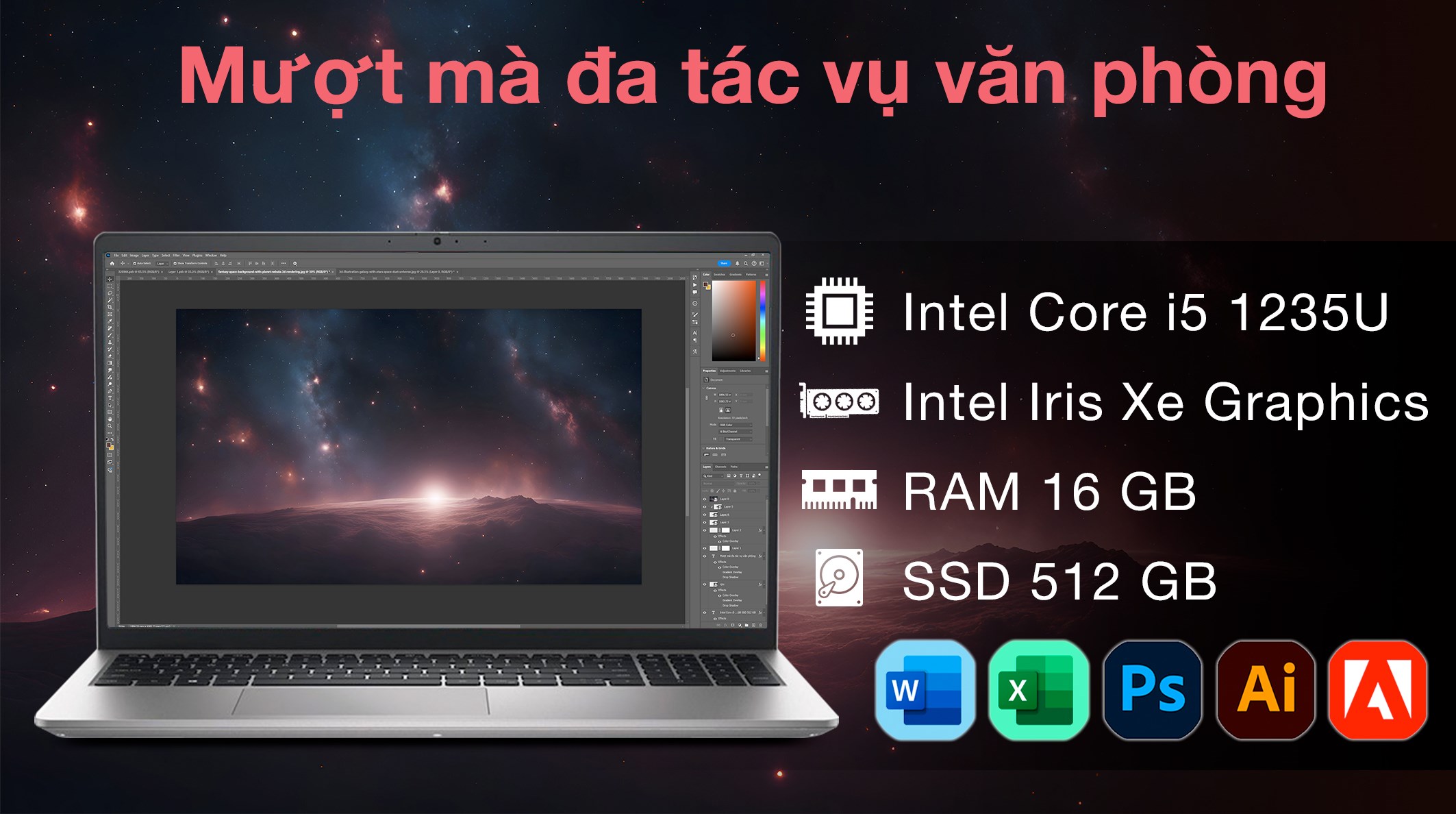 Laptop Dell Inspiron 15 3520 i5 1235U/16GB/512GB/120Hz/OfficeHS/KYHD/Win11 (71043883)