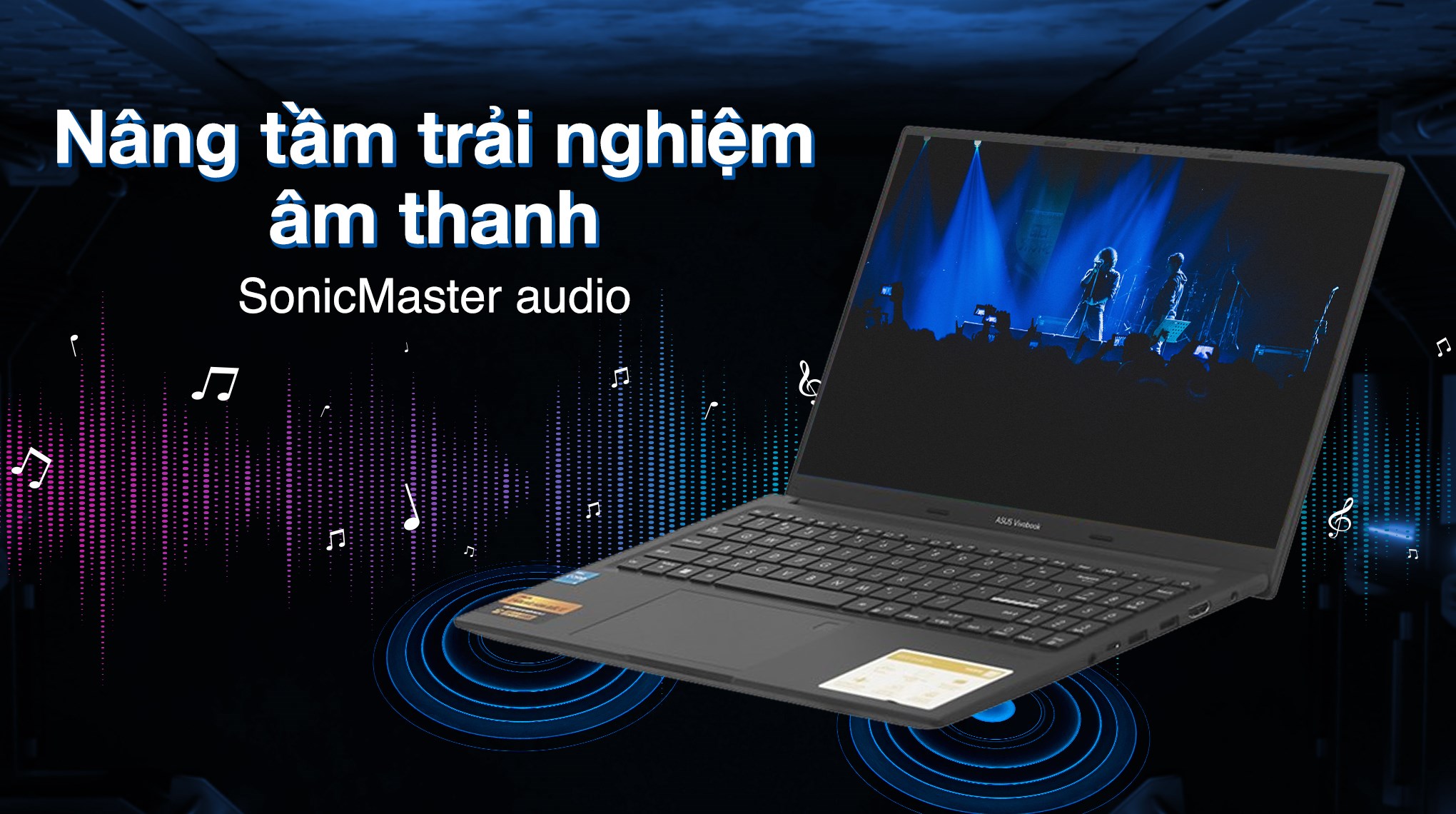 Laptop Asus Vivobook 15 OLED A1505VA - MA467W (i5 13500H, 16GB, 512GB, 2.8K OLED 120Hz, Win11)