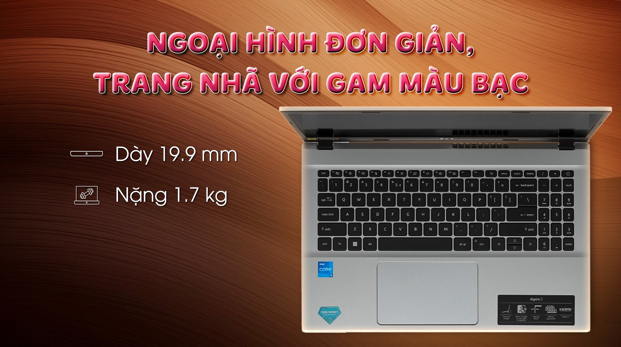 Laptop Acer Aspire 3 A315 58 529V i5 1135G7/8GB/256GB/Win11 (NX.ADDSV.00N)