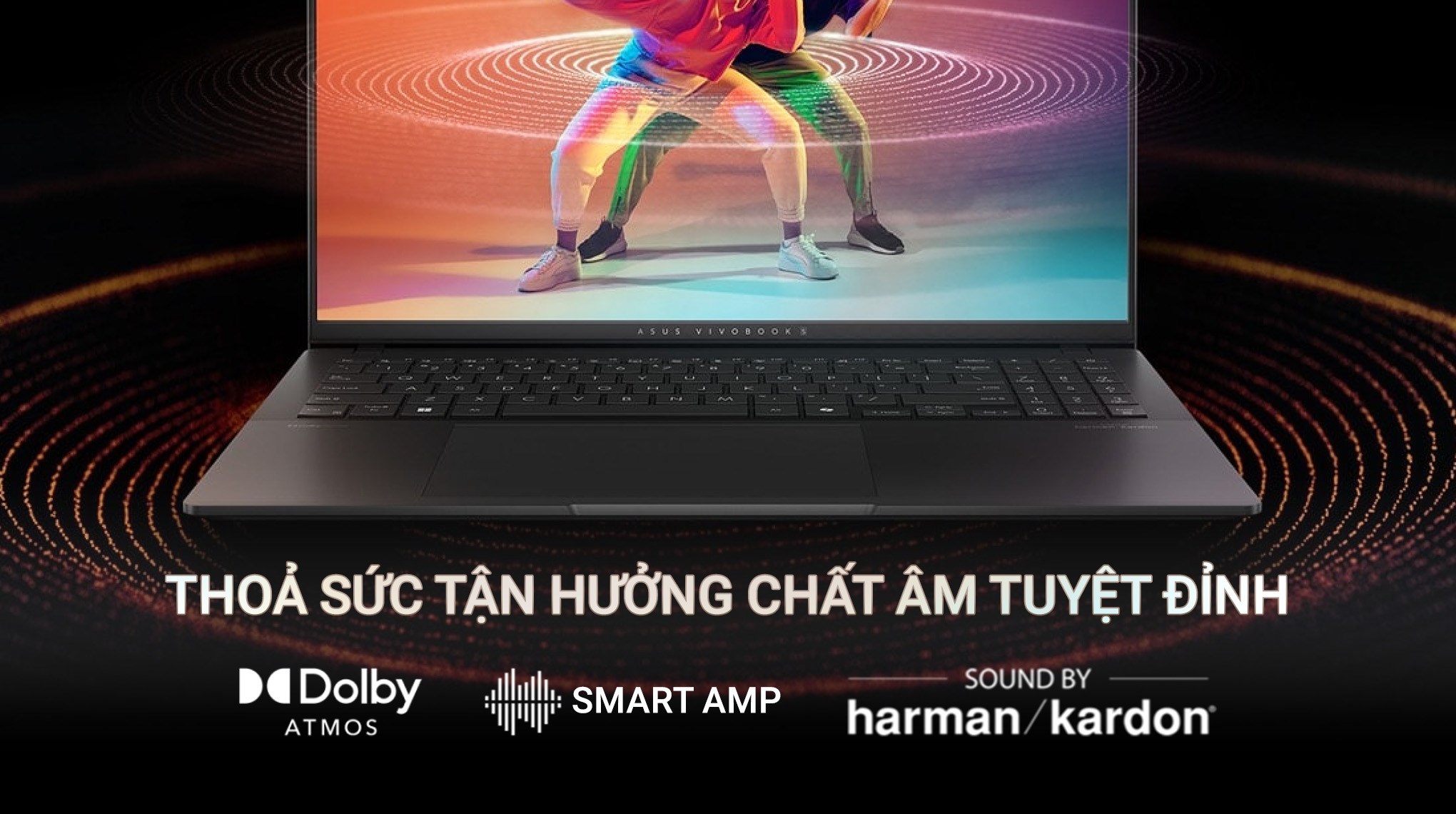 Laptop Asus Vivobook S 16 OLED M5606WA R9 AI HX 370/32GB/1TB/120Hz/OfficeHS/Win11 (MX072WS)