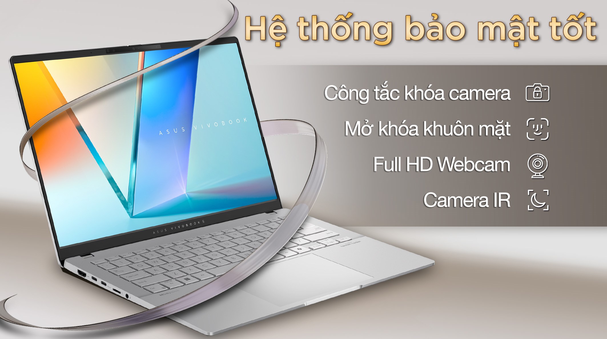 Laptop Asus Vivobook S 14 OLED M5406WA R9 AI HX 370/32GB/1TB/120Hz/Office365/Win11 (PP071WS)