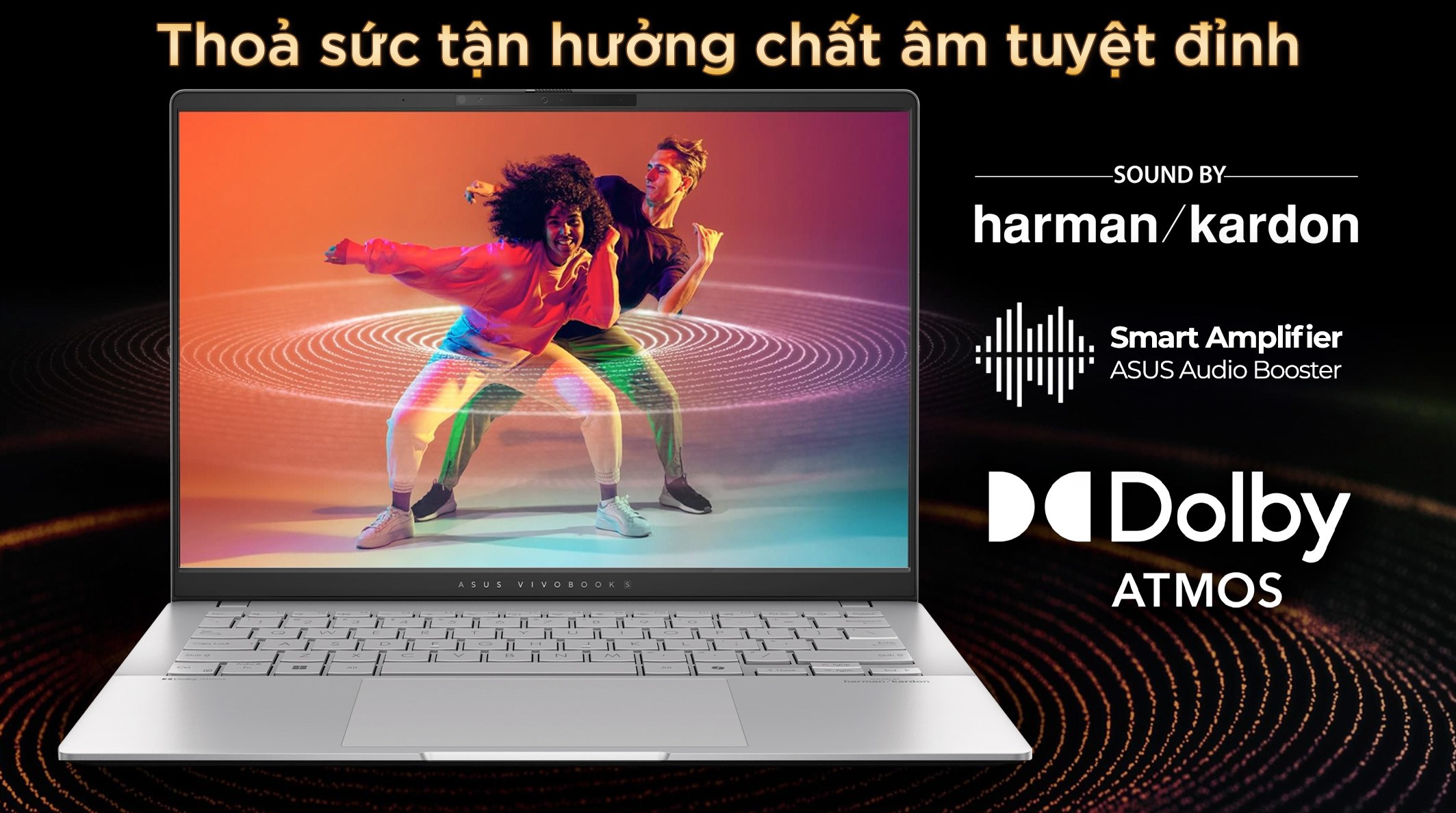 Laptop Asus Vivobook S 14 OLED M5406WA R9 AI HX 370/32GB/1TB/120Hz/Office365/Win11 (PP071WS)