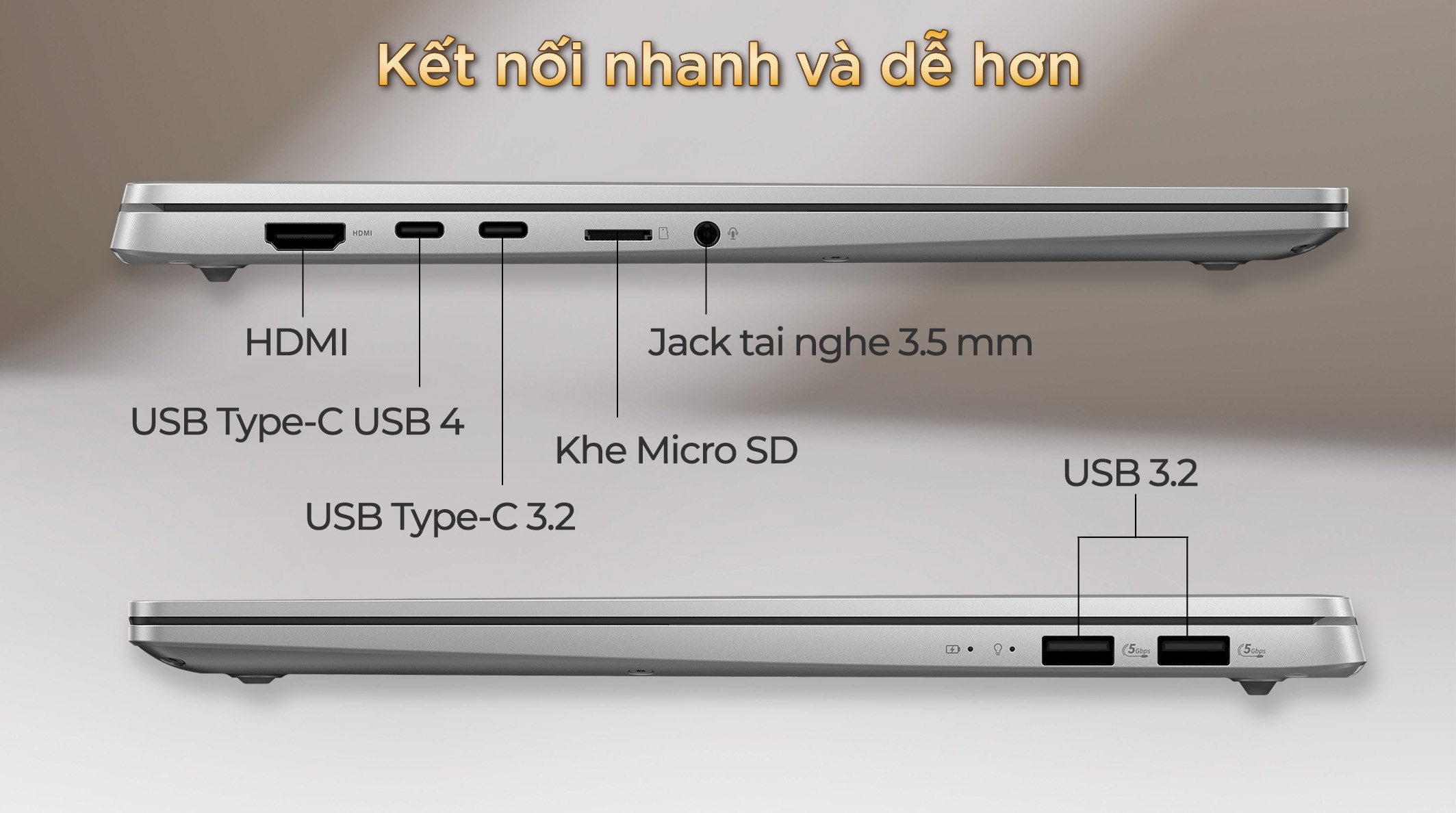 Laptop Asus Vivobook S 14 OLED M5406WA R9 AI HX 370/32GB/1TB/120Hz/Office365/Win11 (PP071WS)