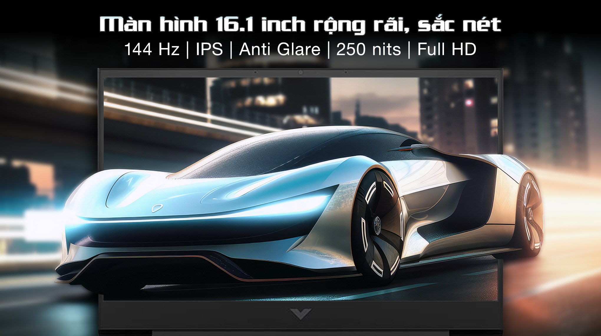 Laptop HP Gaming VICTUS 16 r0283TX - AD9T3PA (i5 13500H, 16GB, 512GB, RTX 3050 6GB, Full HD 144Hz, Win11)