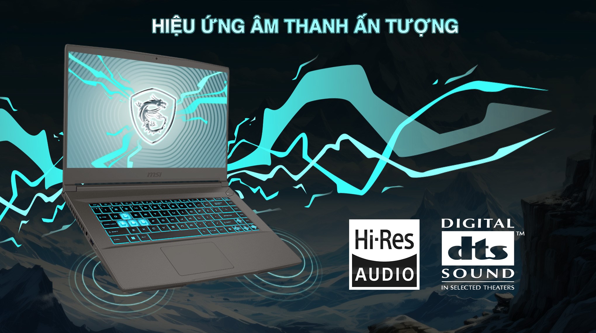 Laptop MSI Gaming Thin 15 B13UCX - 2080VN (i5 13420H, 16GB, 512GB, RTX 2050 4GB, Full HD 144Hz, Win11)