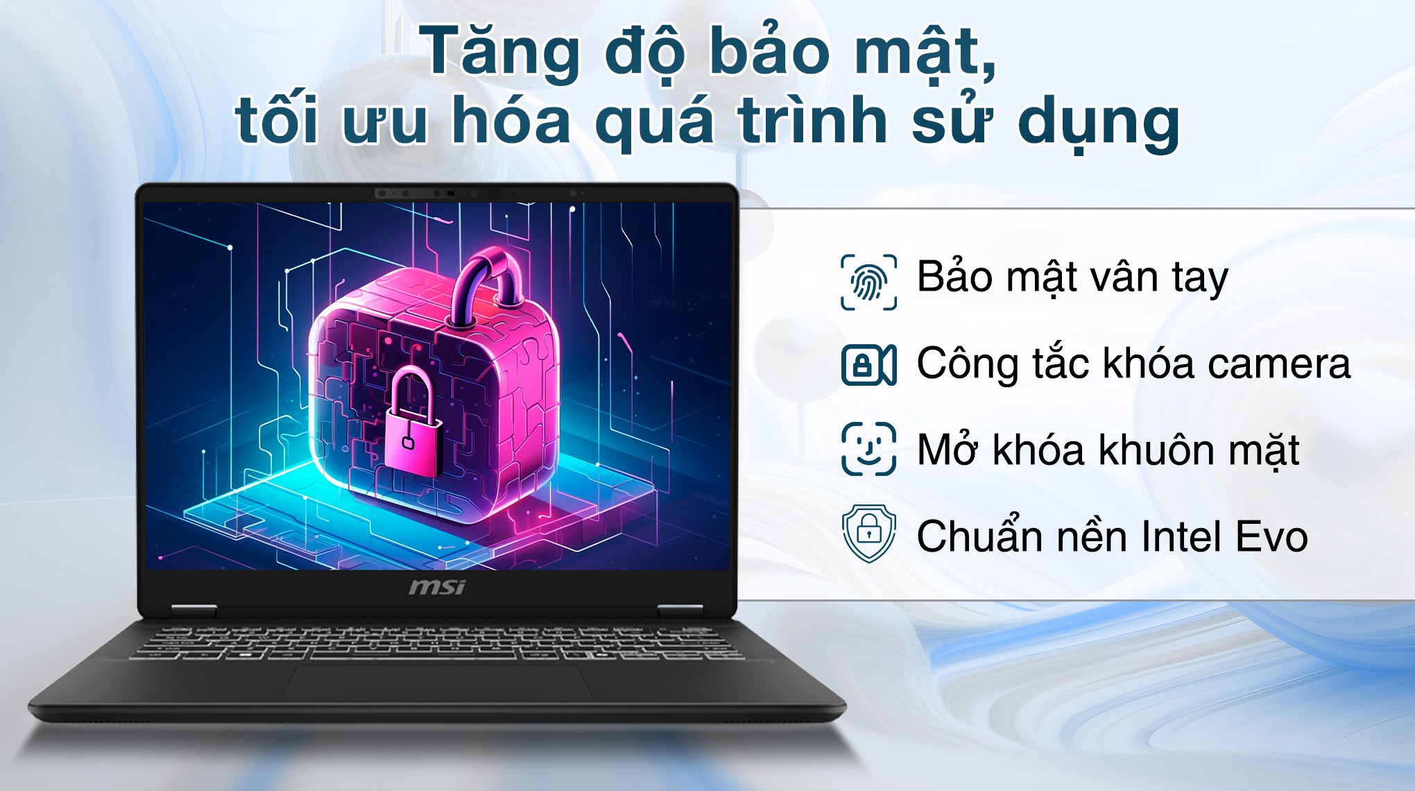 Laptop MSI Prestige 14 AI Studio C1VEG - 056VN (Ultra 7 155H, 32GB, 1TB, RTX 4050 6GB, 2.8K, Win11)