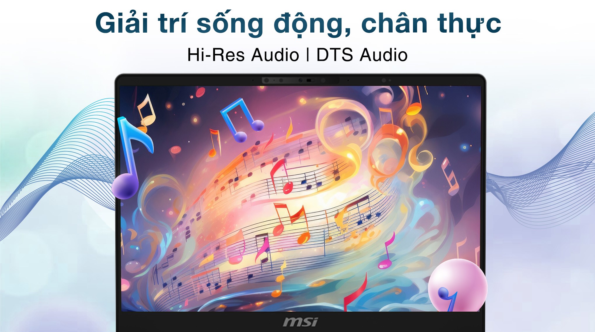 Laptop MSI Prestige 14 AI Studio C1VEG - 056VN (Ultra 7 155H, 32GB, 1TB, RTX 4050 6GB, 2.8K, Win11)