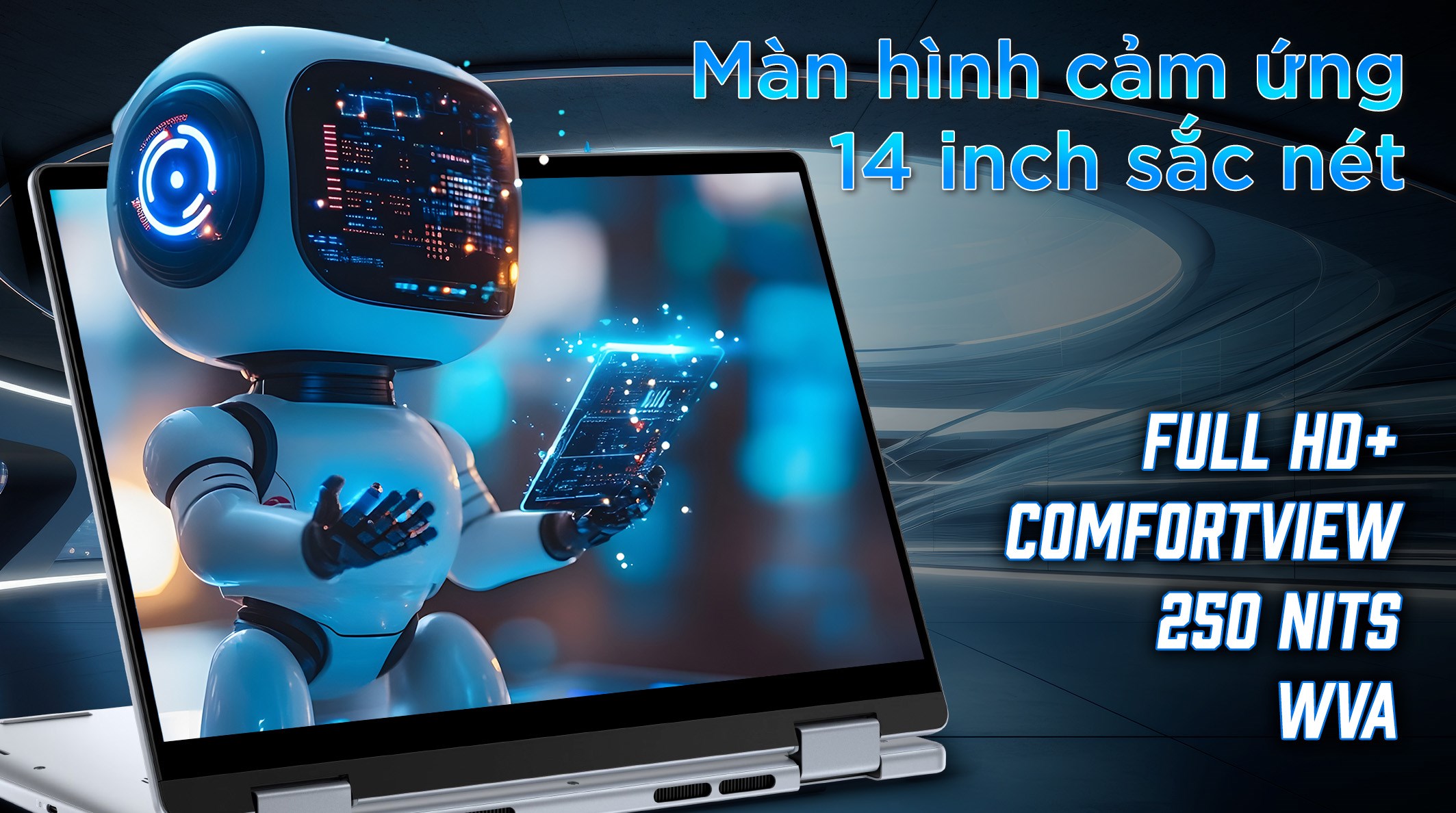 Laptop Dell Inspiron 7440 Core 5 120U (N4I5006W1) - Màn hình