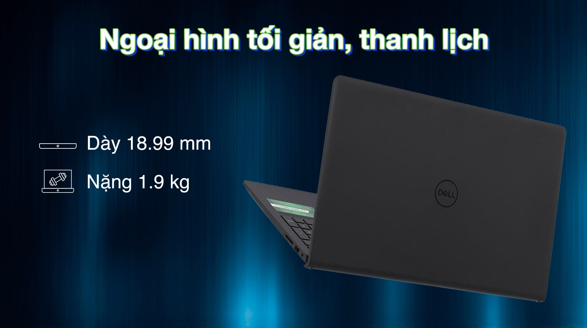 Dell Inspiron 15 3520 i5 1235U (N3520-i5U165W11BLU-FP) - Thiết kế