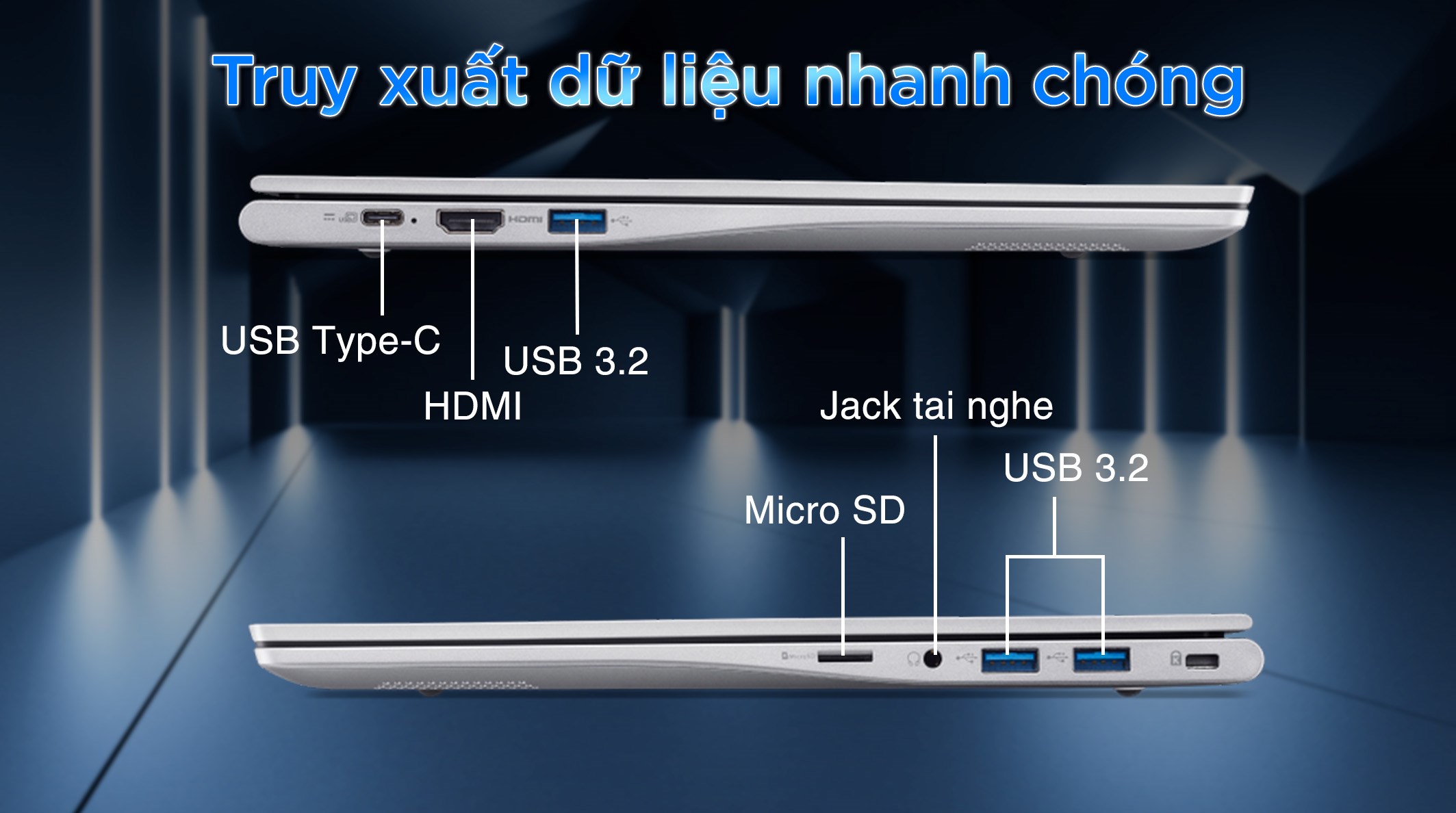 Laptop Acer Swift Lite 14 AI SFL14 51M 56HS - NX.J1HSV.002 (Ultra 5 125U, 16GB, 512GB, Full HD+, Win11)