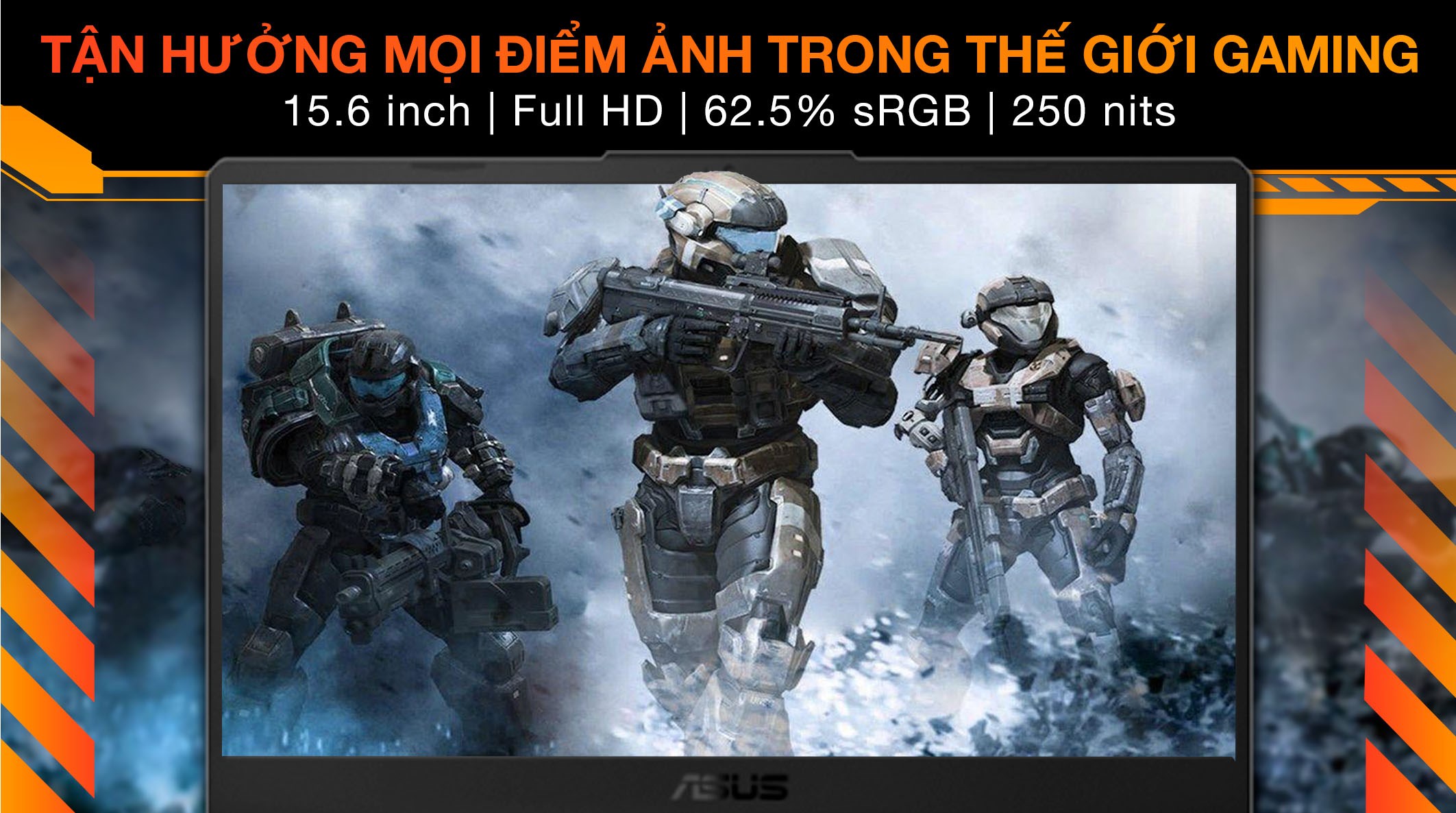 Laptop Asus TUF Gaming A15 FA506NCR - HN097W (R7 7435HS, 16GB, 512GB, RTX 3050 4GB, Full HD 144Hz, Win11)