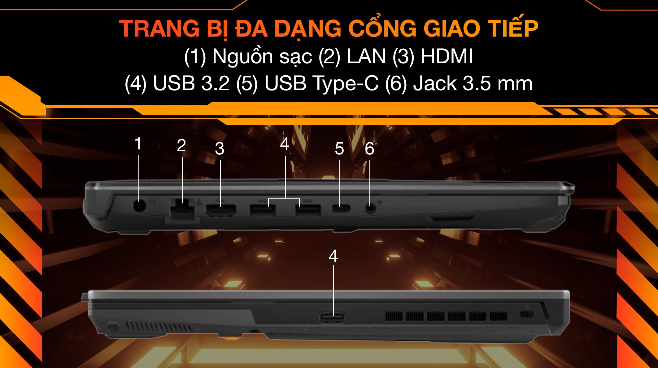 Laptop Asus TUF Gaming A15 FA506NCR - HN097W (R7 7435HS, 16GB, 512GB, RTX 3050 4GB, Full HD 144Hz, Win11)