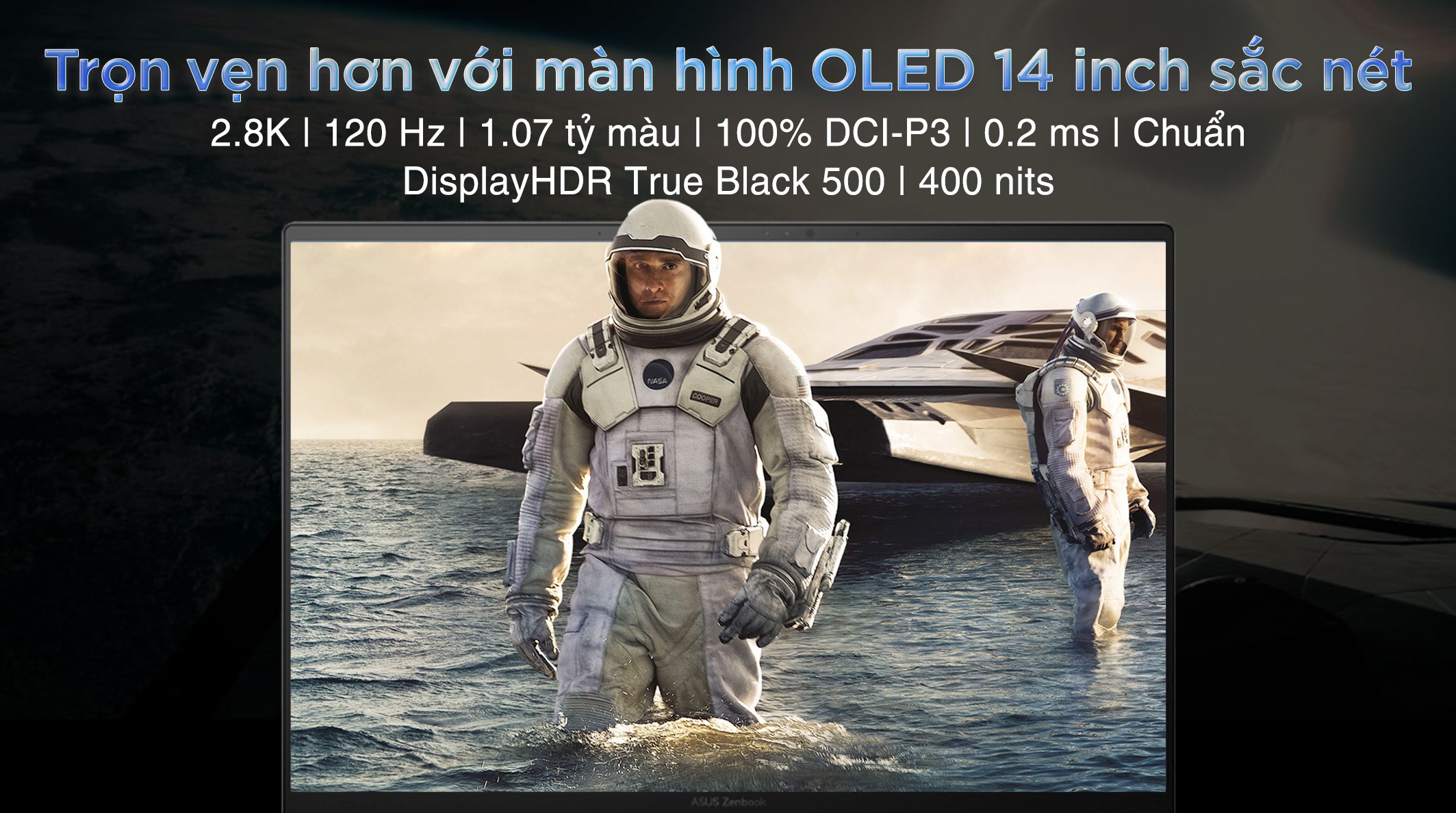 Laptop Asus Zenbook S 14 UX5406SA - PV140WS (Ultra 7 258V, 32GB, 1TB, 2.8K OLED 120Hz, OfficeHS, Win11)