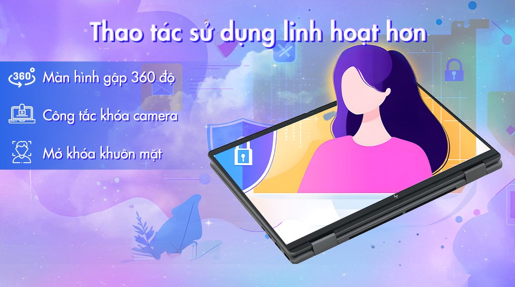 Laptop HP Envy x360 14 fc0162TU - AY8X1PA (Ultra 5 125U, 16GB, 512GB, 2.8K OLED, Cảm ứng, OfficeHS, Win11)