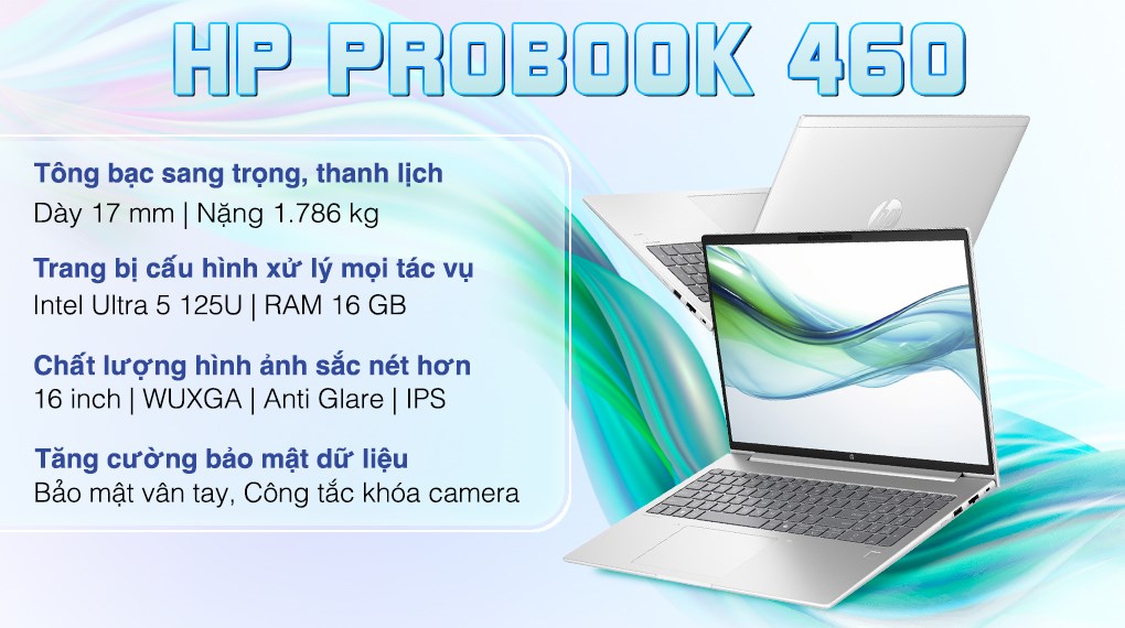 Laptop HP Probook 460 G11 Ultra 5 125U/16GB/512GB/Win11 (A74BTPT)