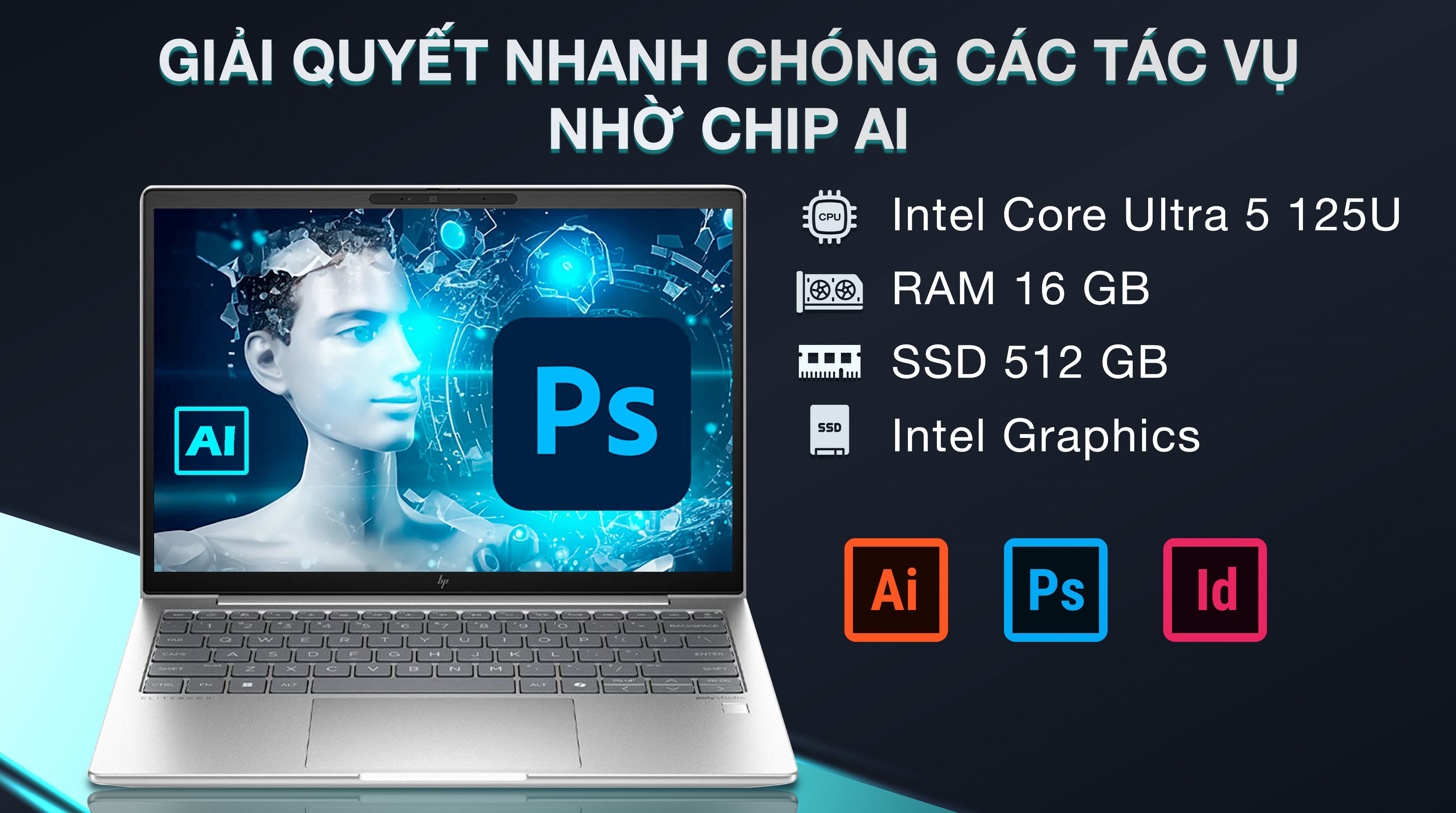 Laptop HP Elitebook 630 G11 Ultra 5 125U/16GB/512GB/Win11 (A7LL8PT)