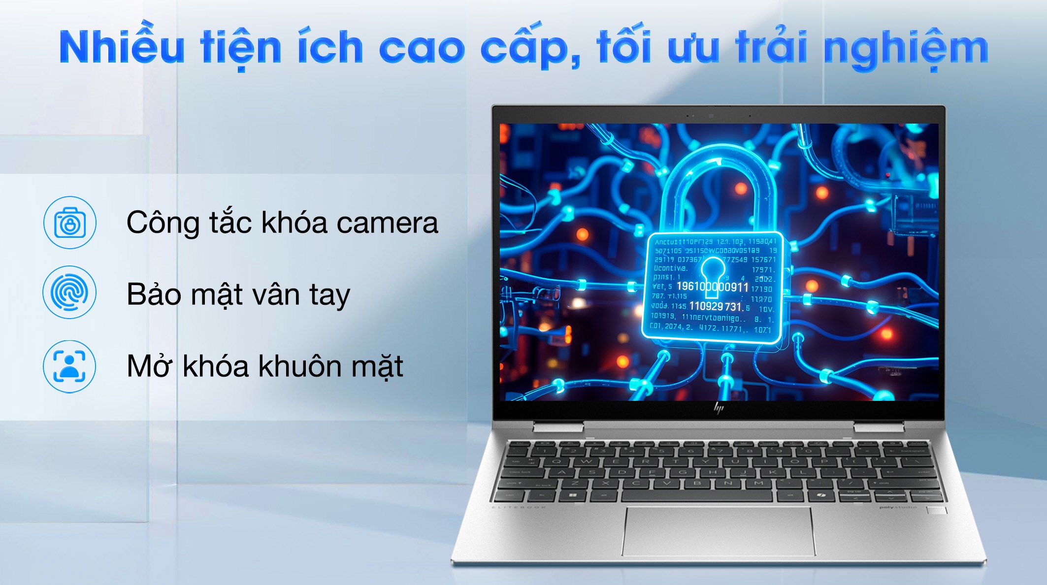 Laptop HP Elitebook X360 830 G11 - A7RC0PT (Ultra 7 165U, 16GB, 512GB, WUXGA, Cảm ứng, Win11 Pro)