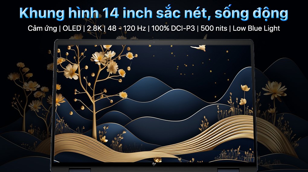 Laptop HP Envy X360 14 fc0153TU - AY8V4PA (Ultra 7 155U, 32GB, 512GB, 2.8K OLED, Cảm ứng, Win11)