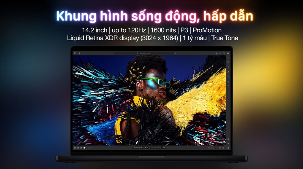 Macbook Pro 14 inch M4 16GB/512GB - Màn hình