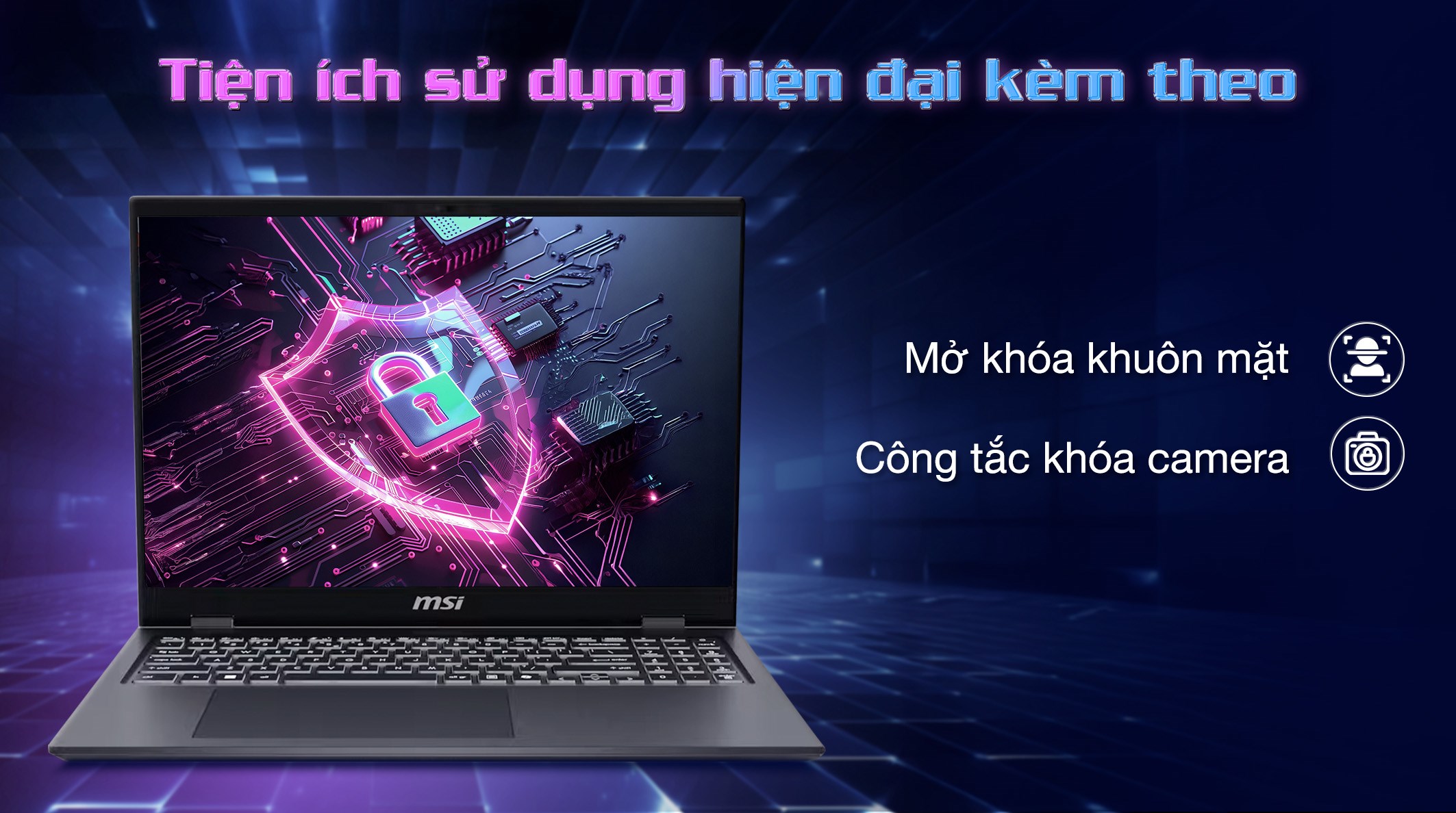 Laptop MSI Prestige 16 AI+ B2VMG - 016VN (Ultra 9 288V, 32GB, 1TB, 4K/UHD+ OLED, Win11)