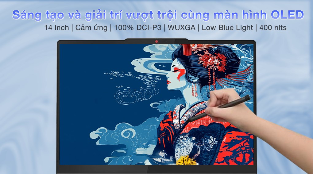 Laptop Lenovo IdeaPad 5 2in1 14Q8X9 - 83GH001FVN (X1P 42 100, 16GB, 512GB, WUXGA OLED, Cảm ứng, Win11)