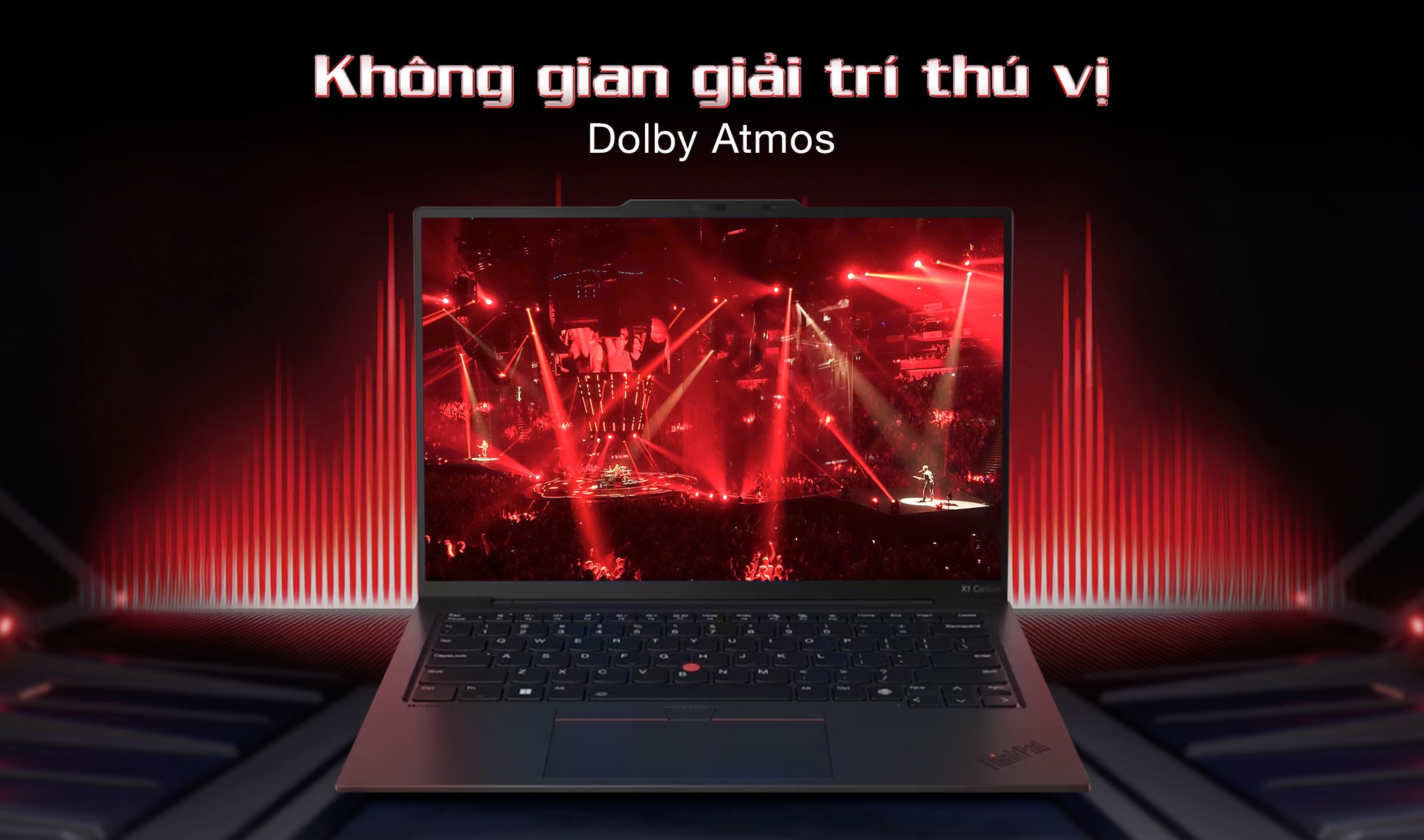 Laptop Lenovo ThinkPad X1 Carbon - 21KC00AGVN (Ultra 7 165U, 64GB, 1TB, 2.8K OLED 120Hz, Win11 Pro)