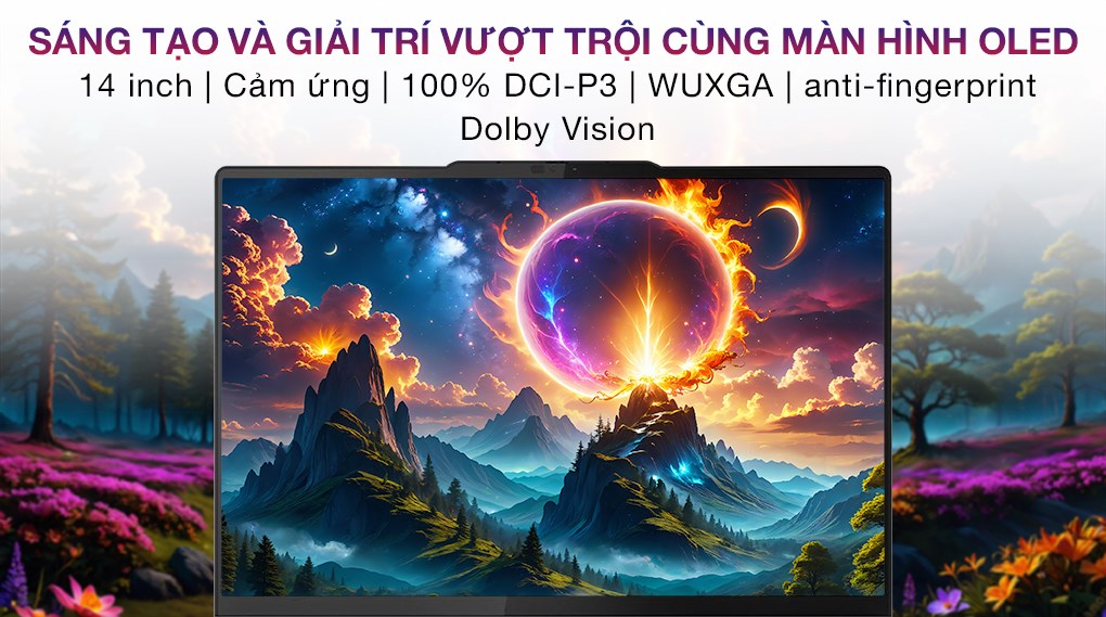 Laptop Lenovo Yoga 7 2in1 14IML9 - 83DJ00DMVN (Ultra 5 125H, 16GB, 512GB, WUXGA OLED, Cảm ứng, OfficeHS, Win11)