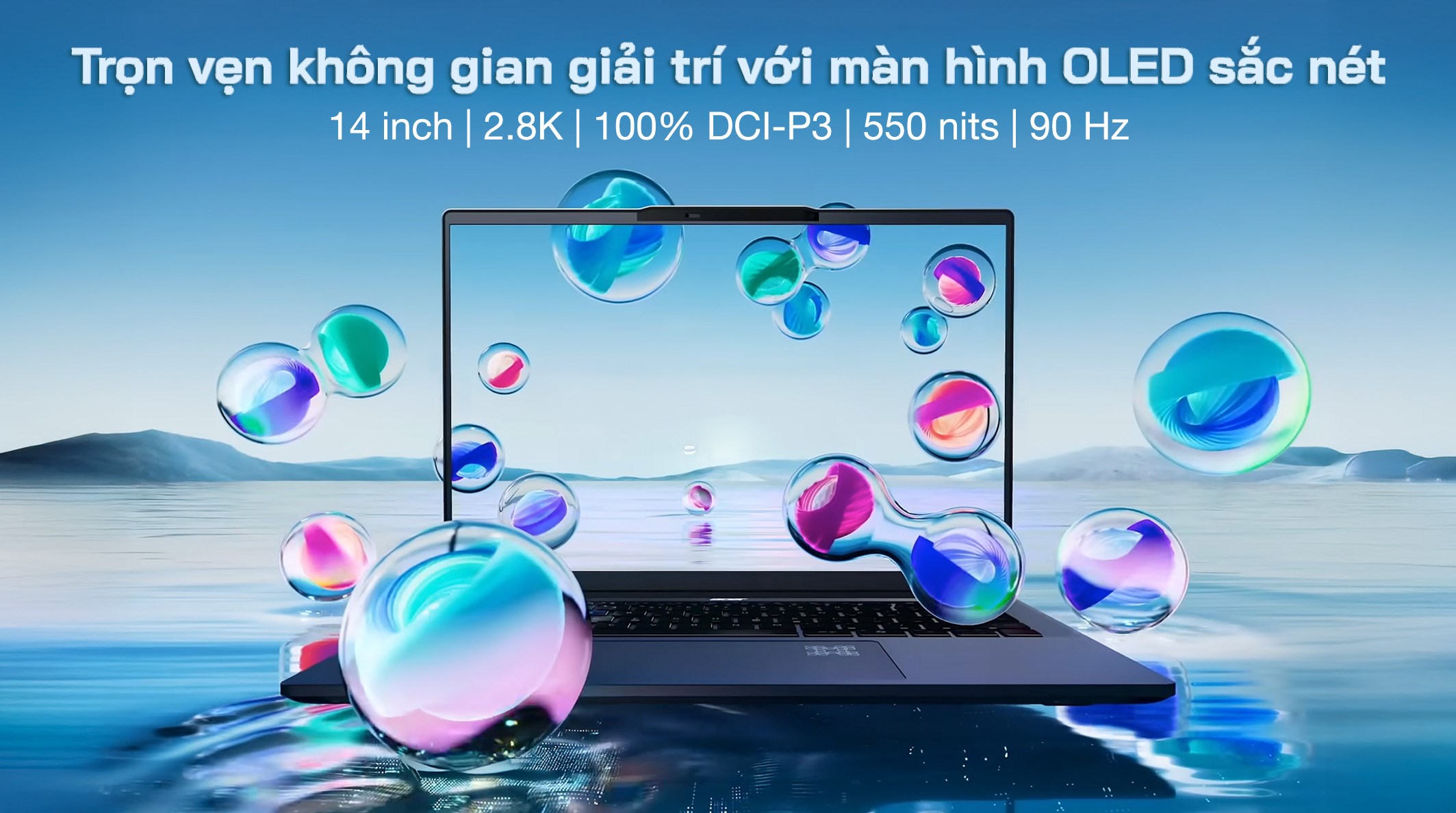 Laptop Acer Swift AI SF14 51 53P9 - NX.J2KSV.002 (Ultra 5 226V, 16GB, 1TB, 2.8K OLED 90Hz, Win11)