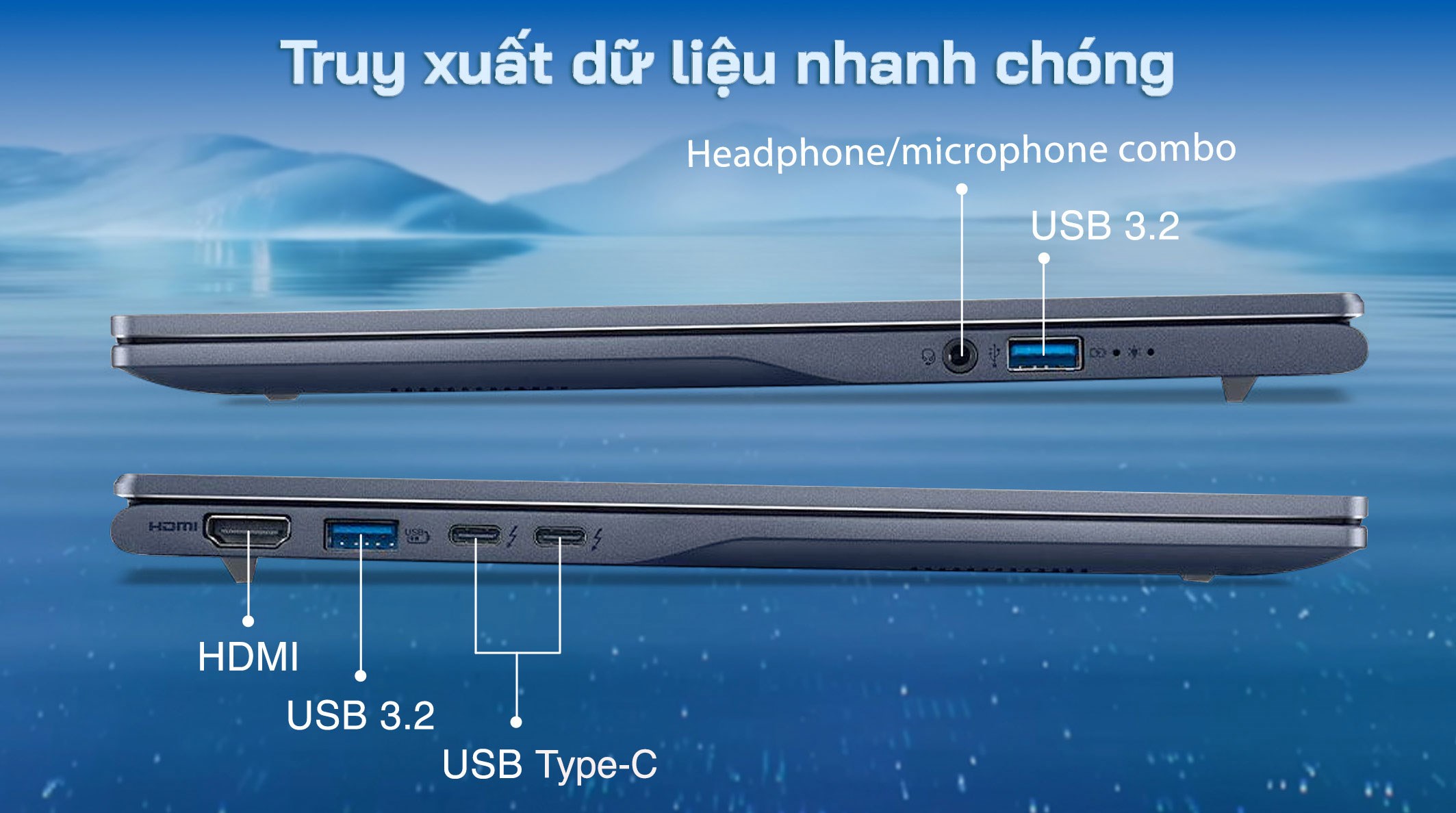 Laptop Acer Swift AI SF14 51 53P9 - NX.J2KSV.002 (Ultra 5 226V, 16GB, 1TB, 2.8K OLED 90Hz, Win11)