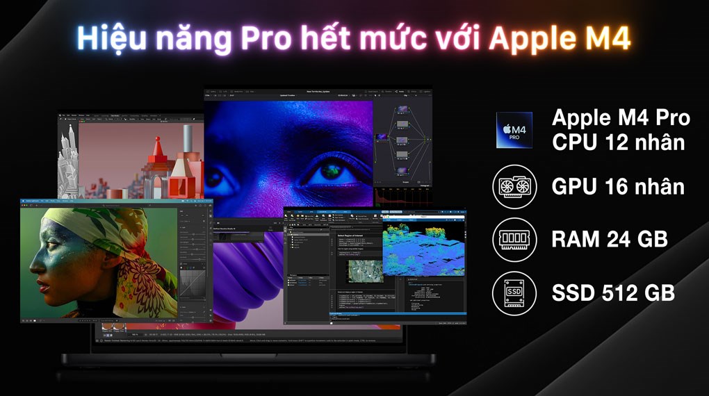 Laptop MacBook Pro 14 inch Nano M4 Pro 24GB/512GB