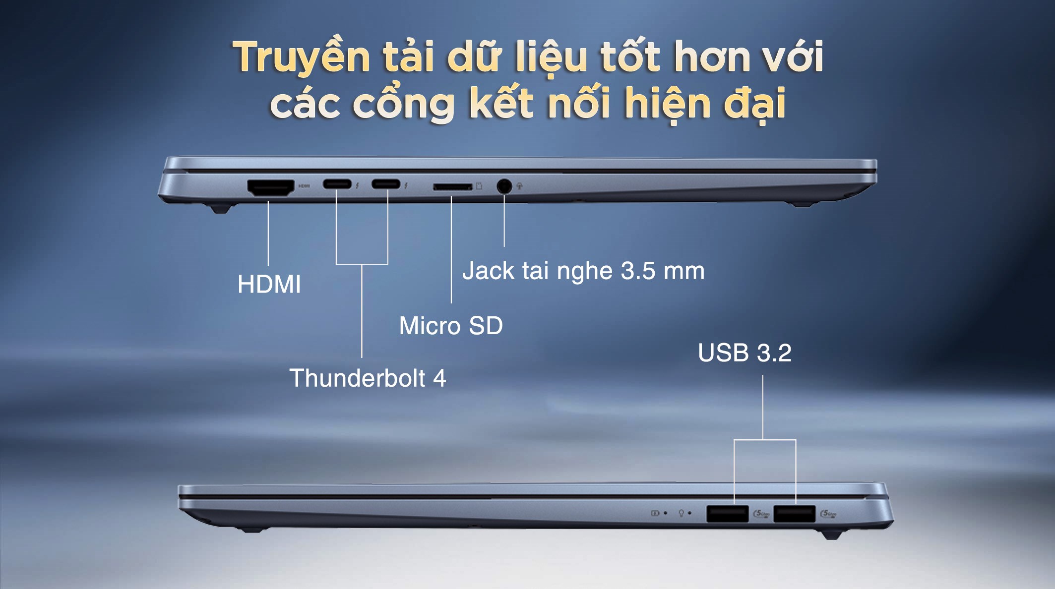 Laptop Asus Vivobook S14 S5406SA - PP059WS (Ultra 7 258V, 32GB, 1TB, 2.8K OLED 120Hz, OfficeHS, Win11)