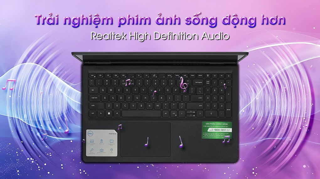 Laptop Dell Inspiron 15 3520 - 25P2315 (i7 1255U, 16GB, 512GB, Full HD 120Hz, OfficeHS, KYHD, Win11)