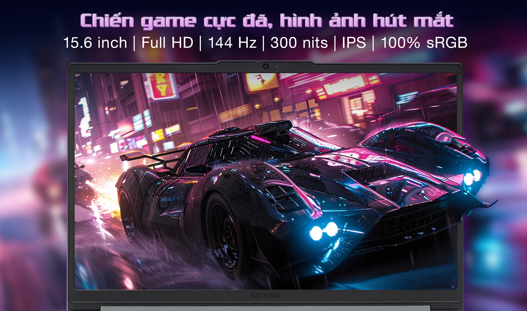 Laptop Lenovo Gaming LOQ 15IAX9E - 83LK0036VN (i5 12450HX, 12GB, 512GB, RTX 3050 6GB, Full HD 144Hz, Win11)