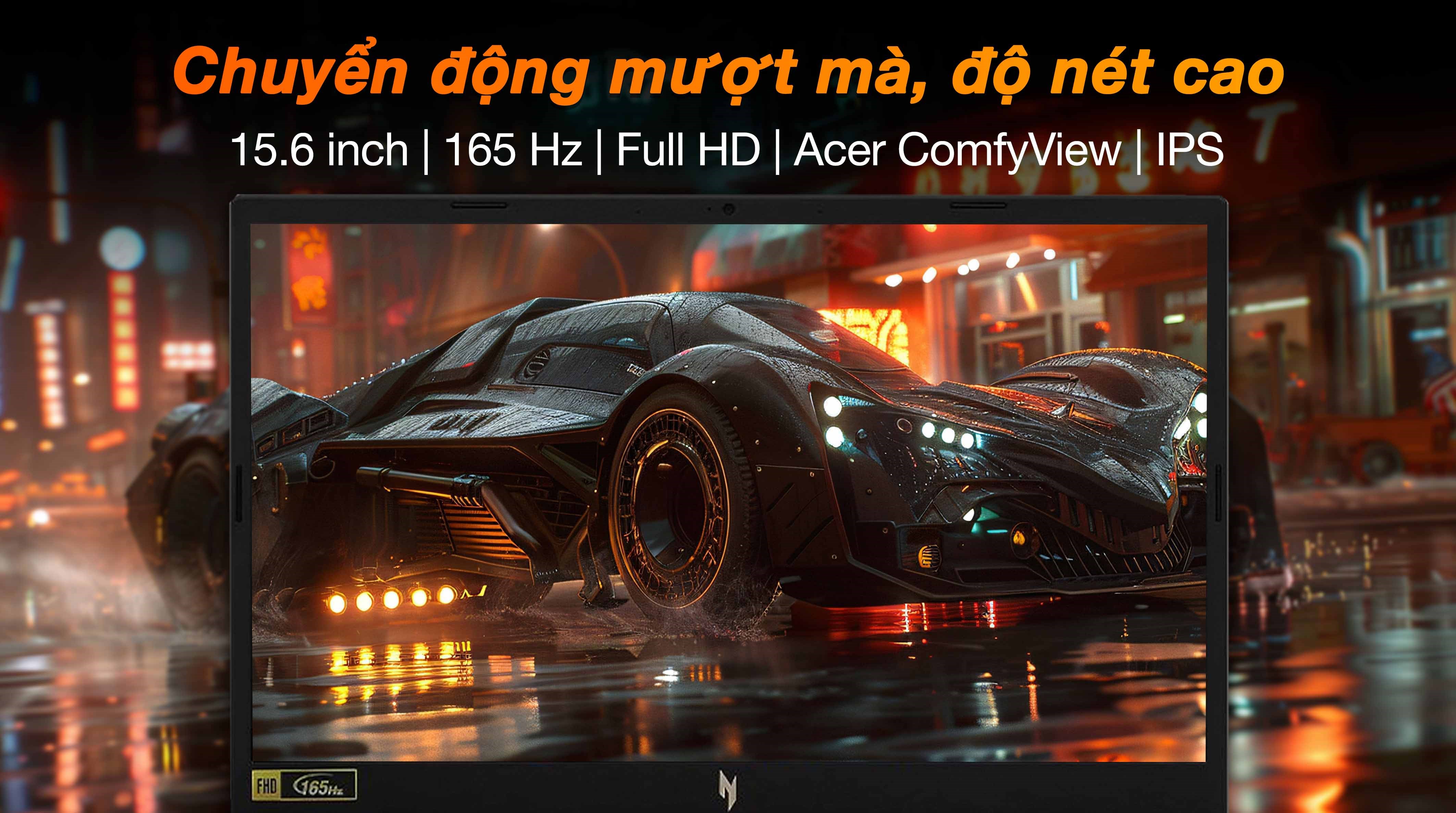 Acer Nitro V 15 ANV15 41 R2UP R5 6600H (NH.QPGSV.004) - Màn hình